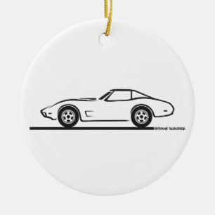 1974 1975 1976 1978 Chevrolet Corvette Hard Top T Keramikornament