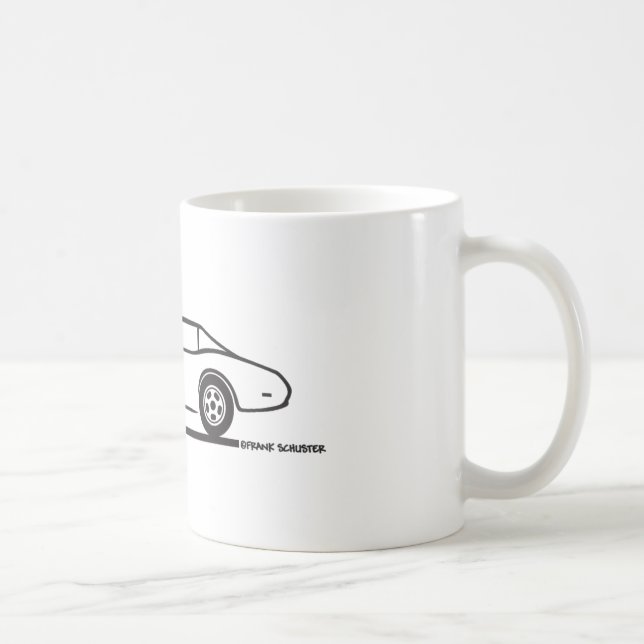 1974 - 1977 Corvette Kaffeetasse (Rechts)