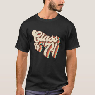1974 Class Wiedersehen Retro Class 74 High School  T-Shirt