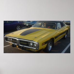 1974 Dodge-Ladegerät Hard Vinyl Top Poster