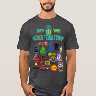 1974 Eröffnungssaison Team Tennis gestürzt T-Shirt