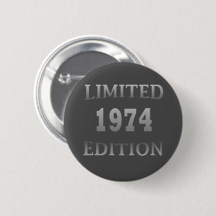 1974 geboren 49. Geburtstag Button