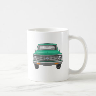 1974 grüner Chevy LKW Kaffeetasse