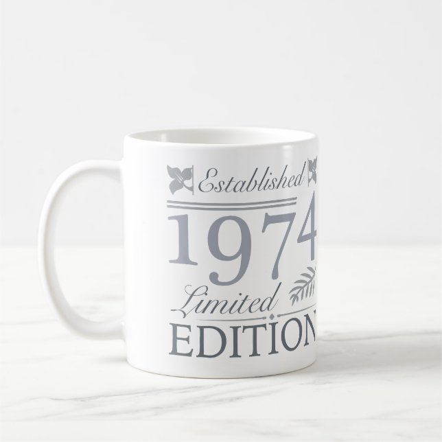 1974 Limited Edition 50 Jahre alt Kaffeetasse (Links)