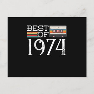 1974 Vintag 46. Geburtstagsgeschenk Postkarte
