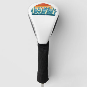 1974 Vintag 52. Geburtstag Golf Head Cover Retro Headcover