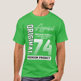 1974 Vintage Geburtstag Vintage Geschenk Retro Mäd T-Shirt