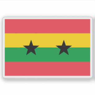 1974 Vorschlag für die Flagge São Tomé und Príncip Aufkleber