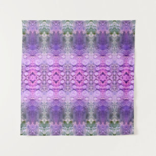 1974 X Blue Ikat Wandteppich