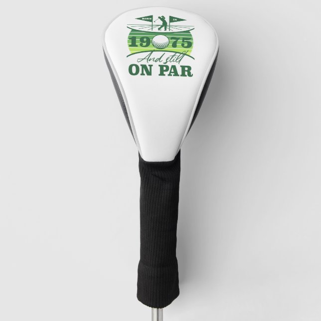 1975 50. Birthday Golf Spaß Headcover (Vorderseite)
