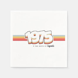 1975 Die Geburt von Legenden Serviette