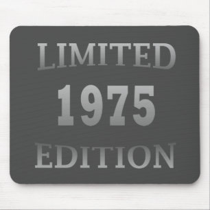 1975 geboren Elegantes modernes Geburtstagsgeschen Mousepad