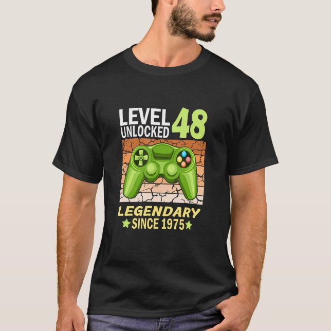 1975 geborener 48. T-Shirt (Vorderseite)
