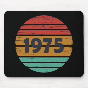 1975 Geborenes Vintage-Geburtstagsgeschenk Mousepad