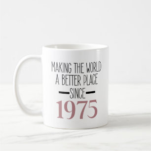 1975 Geburtstag 50. Jährige Geschenke Frauen Männe Kaffeetasse