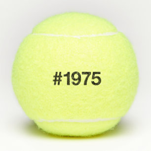 1975 Hashtag 51. Geburtstag 51 Jahre Tennisbälle