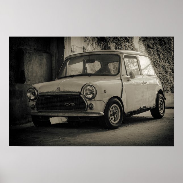 1975 Innocenti Mini Cooper 1300 Poster (Vorne)