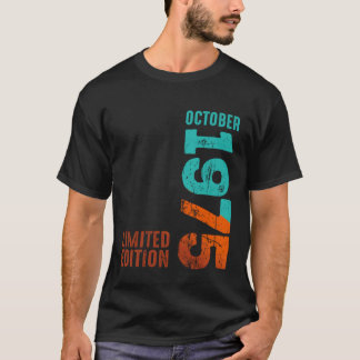 1975 Oktober 1975 Jahr 1975 Retro 1975 Limitierte  T-Shirt