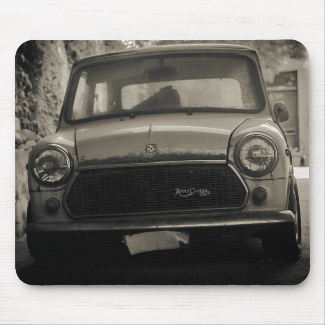 1975 Old Mini Cooper 1300 Mousepad (Vorne)