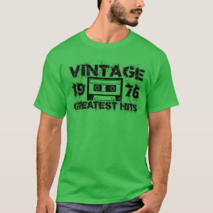 1976 Beste Treffer Vintag Black T-Shirt