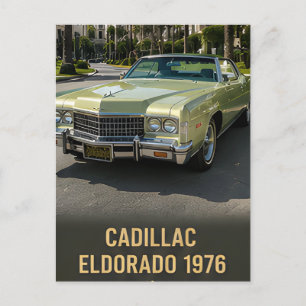 1976 Cadillac Eldorado Vintage amerikanischer Luxu Postkarte