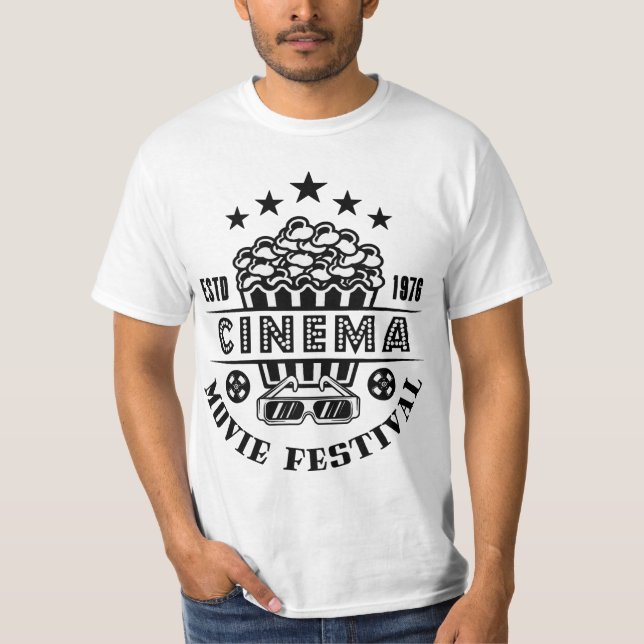 1976 CINEMA: Filmfestival T - Shirt (Vorderseite)