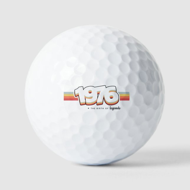 1976 Die Geburt von Legenden Golfball (Vorderseite)