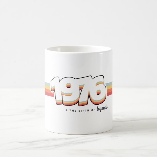 1976 Die Geburt von Legenden Kaffeetasse (Mittel)