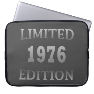 1976 geboren Elegantes modernes Geburtstagsgeschen Laptopschutzhülle
