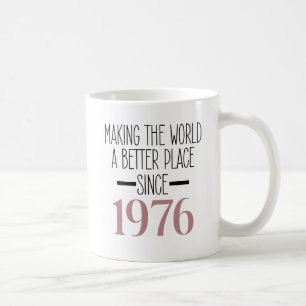 1976 Geburtstagsgeschenke für Frauen Mama 50 50 Ja Kaffeetasse