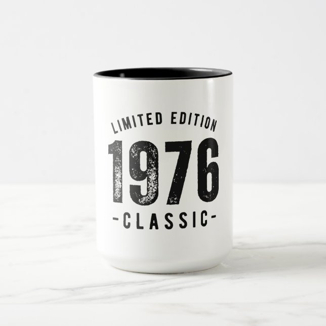1976 Klassisches Geburtsjahr Tasse (Zentrum)