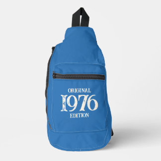 1976 Original Edition auf ozeanblau Crossbody Bag
