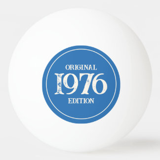 1976 Original Edition auf ozeanblau Tischtennisball