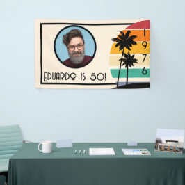 1976 Vintager Name des benutzerdefinierten Fotos Banner