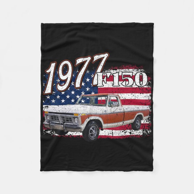 1977 77 F150 4. Juli Amerikaner Fleecedecke (Vorderseite)