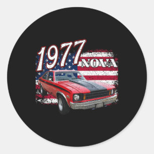 1977 77 Nova 2 Ss 4. Juli Amerikaner Runder Aufkleber