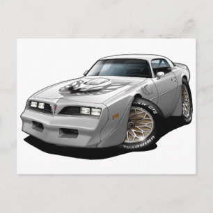 1977-78 Trans Am White Postkarte