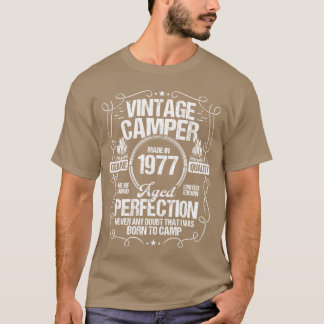 1977 Camper Mountains Scout Pfadfinder Camping 197 T-Shirt