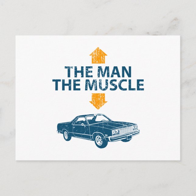 1977 Chevrolet El Camino Postkarte (Vorderseite)