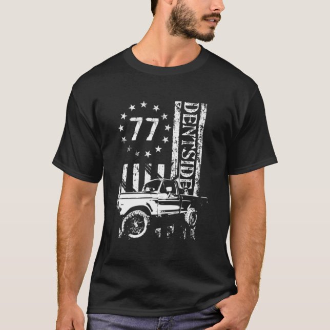 1977 Dentside Classic Truck Dentside Squarebody tr T-Shirt (Vorderseite)