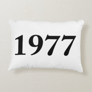 1977 für Geburtstage, Jahrestage, Feiern Zierkissen
