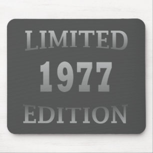 1977 geboren elegantes modernes Geburtstagsgeschen Mousepad