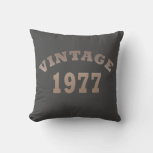 1977 geboren elegantes modernes vintage Geburtstag Kissen