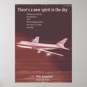 1977 Vintages Airliner-Poster Poster