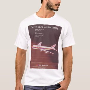 1977 Vintages Airliner-Poster T-Shirt