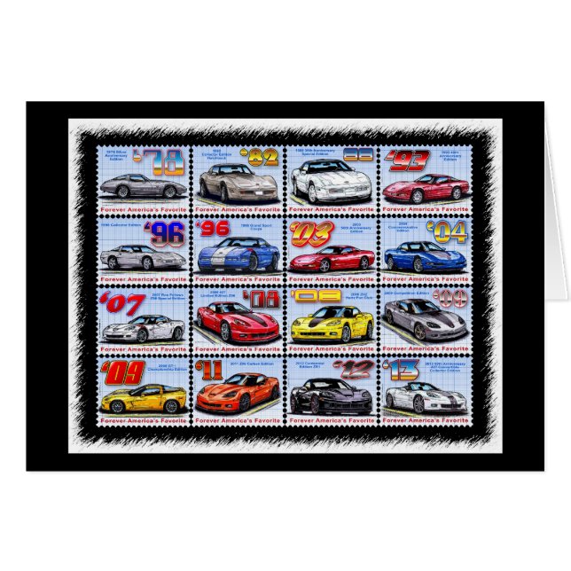 1978-2013 Sonderausgabe-Korvette-Montage (Vorderseite (Horizontal))