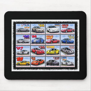 1978-2013 Sonderausgabe-Korvette-Montage Mousepad