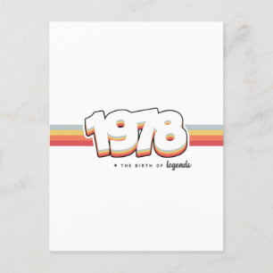 1978 Die Geburt der Legenden Postkarte