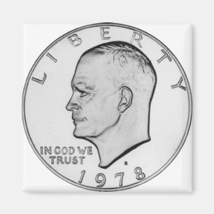 1978 Dollar, Eisenhower, Produkte Magnet