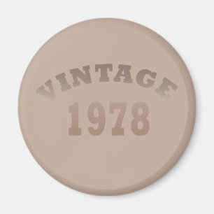 1978 geboren vintage mode klassiker magnet